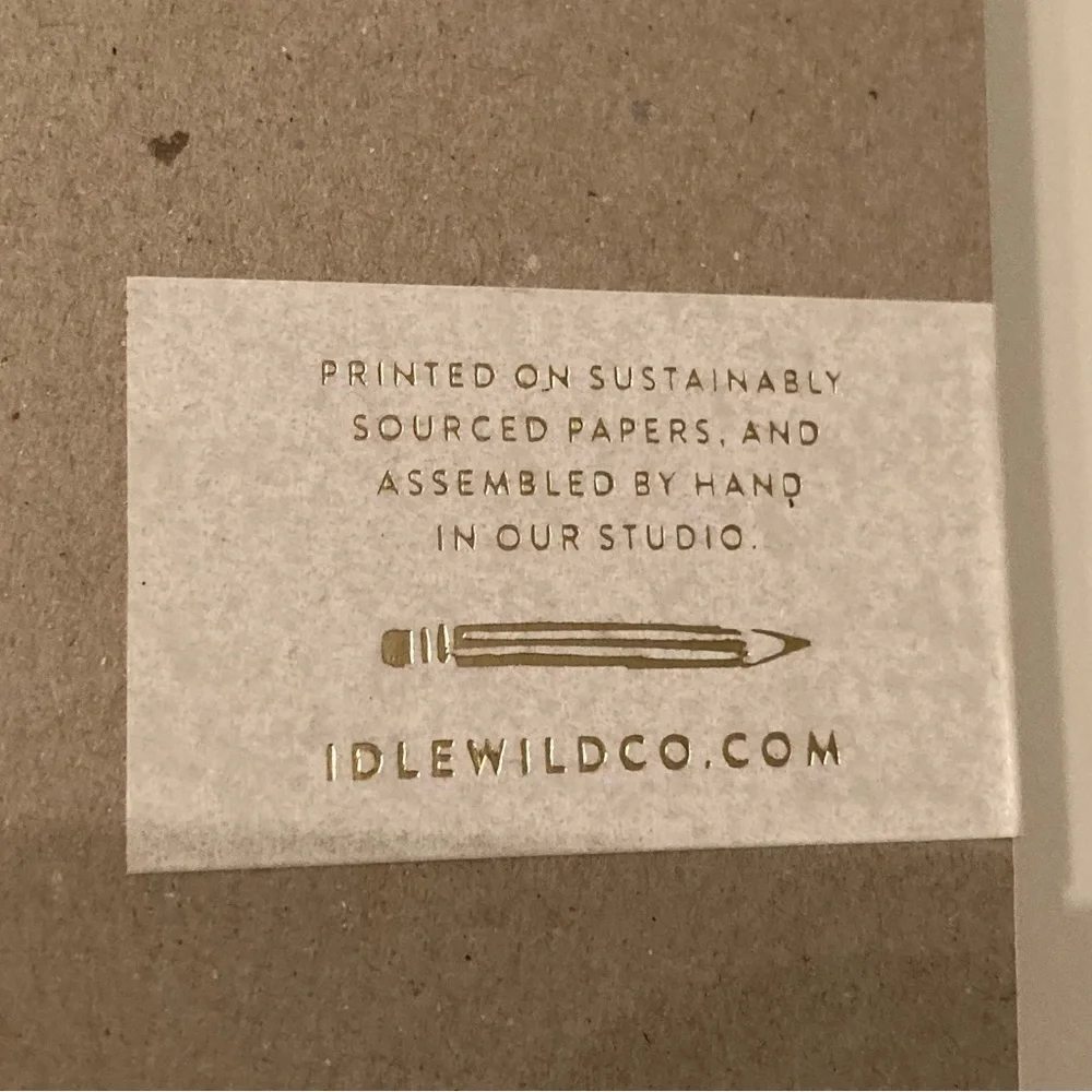 Idlewild Co Mushroom Jumbo Desk Pad 200 Pages Whimsical Fairy Office Stationery